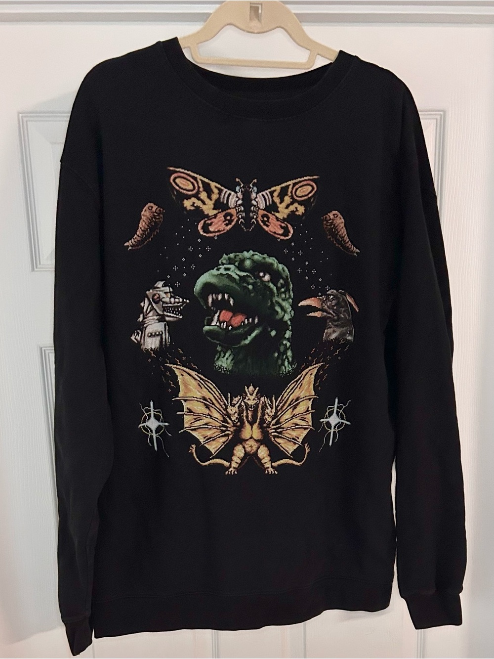 2X Cavity Colors Godzilla Holiday Sweatshirt